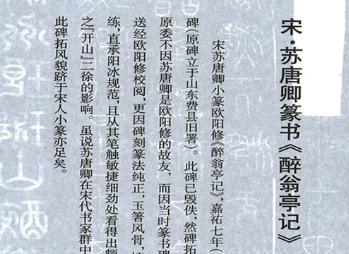 宋-苏唐卿篆书《醉翁亭记》
